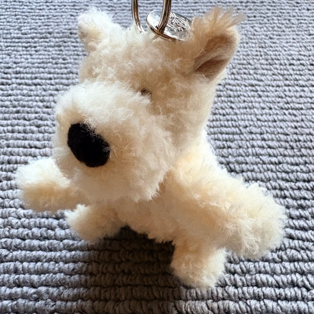 Jellycat Munro Scottie Dog Bag Charm - Authentic